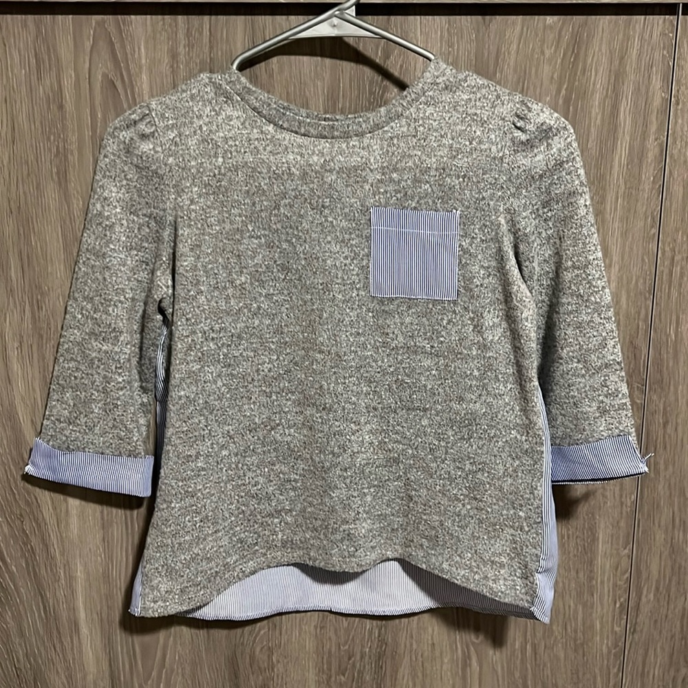 Mixed Media Top | Girls L (12)